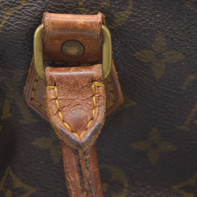 1988 Louis Vuitton Speedy 25 Handbag Monogram Brown 884