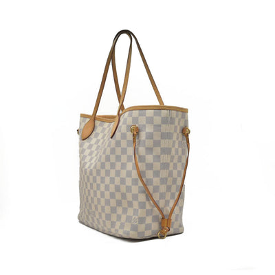 $2130 2011 Louis Vuitton  Damier Azur Neverfull MM CA5111