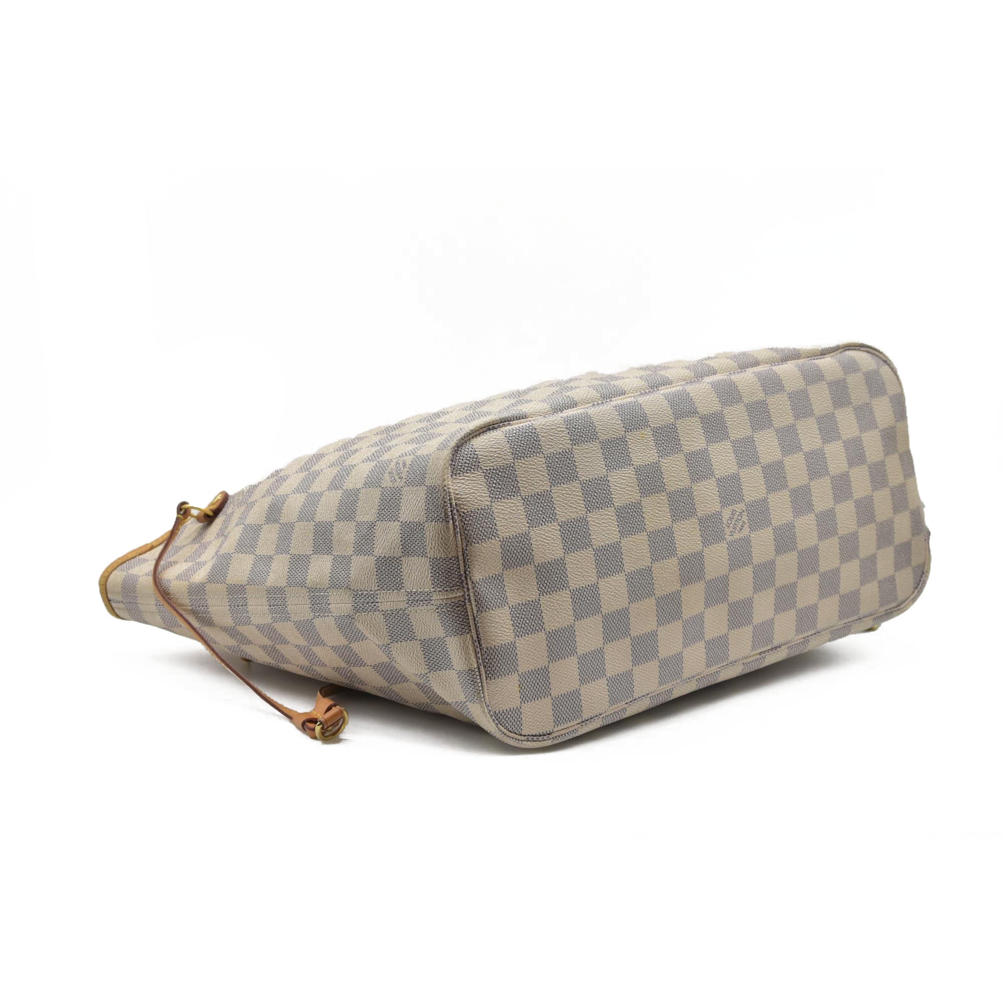 $2130 2011 Louis Vuitton  Damier Azur Neverfull MM CA5111