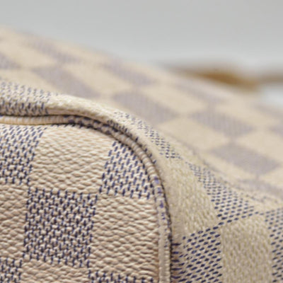 $2130 2011 Louis Vuitton  Damier Azur Neverfull MM CA5111