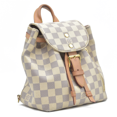 AUCTION Louis Vuitton  Damier Azur Sperone BB Backpack $2000