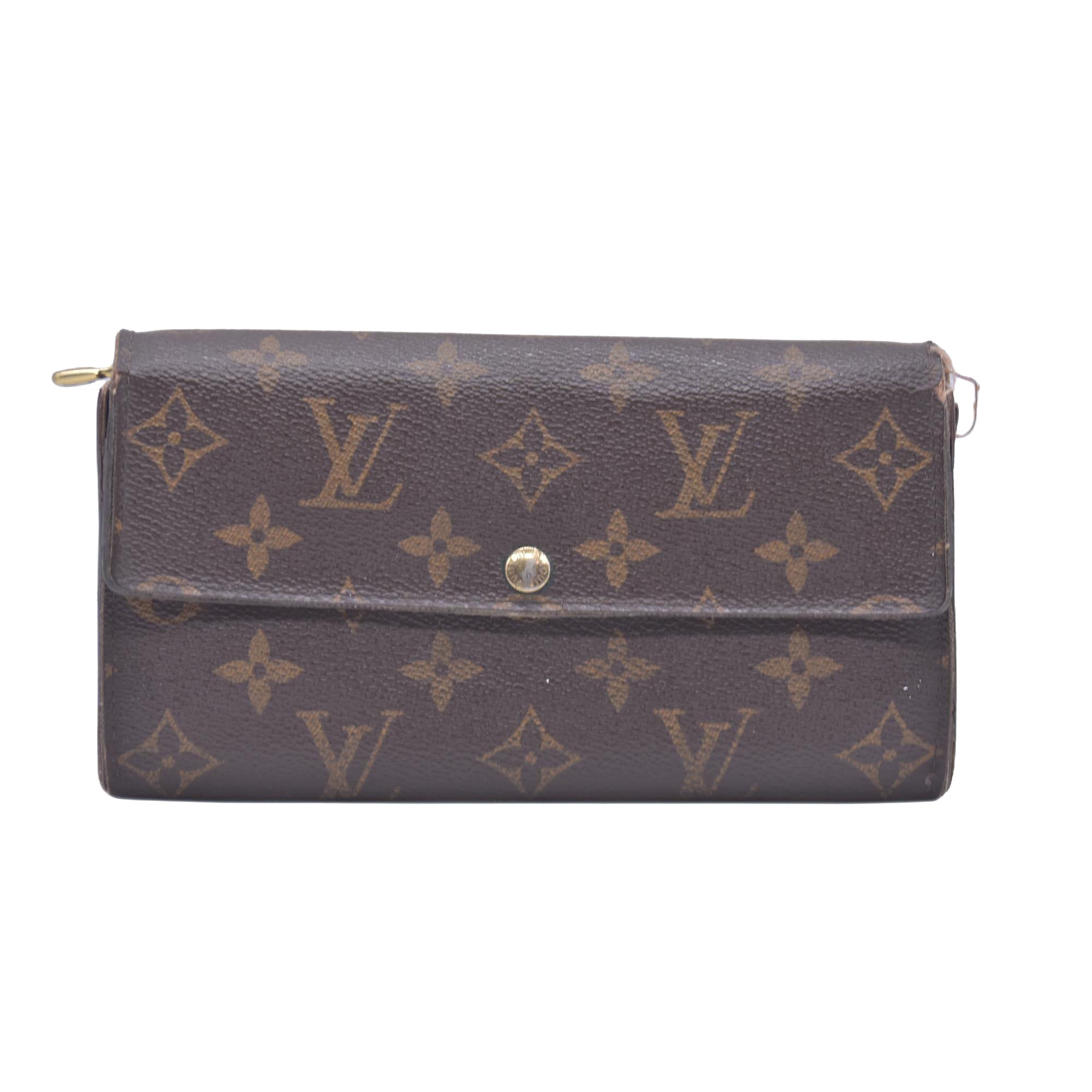 $725 2011 WELL WORN Louis Vuitton Sarah Wallet Monogram CA4111 CONSIGNMENT 10021041