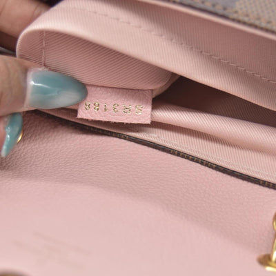 $2040 Louis Vuitton Damier Ebene Clapton Backpack Magnolia Pink