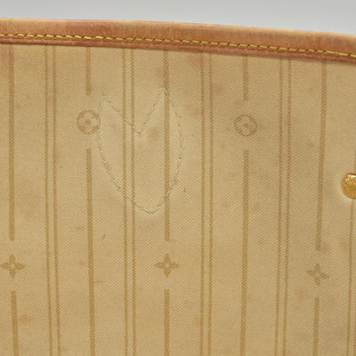 $2130 2011 Louis Vuitton  Damier Azur Neverfull MM CA5111