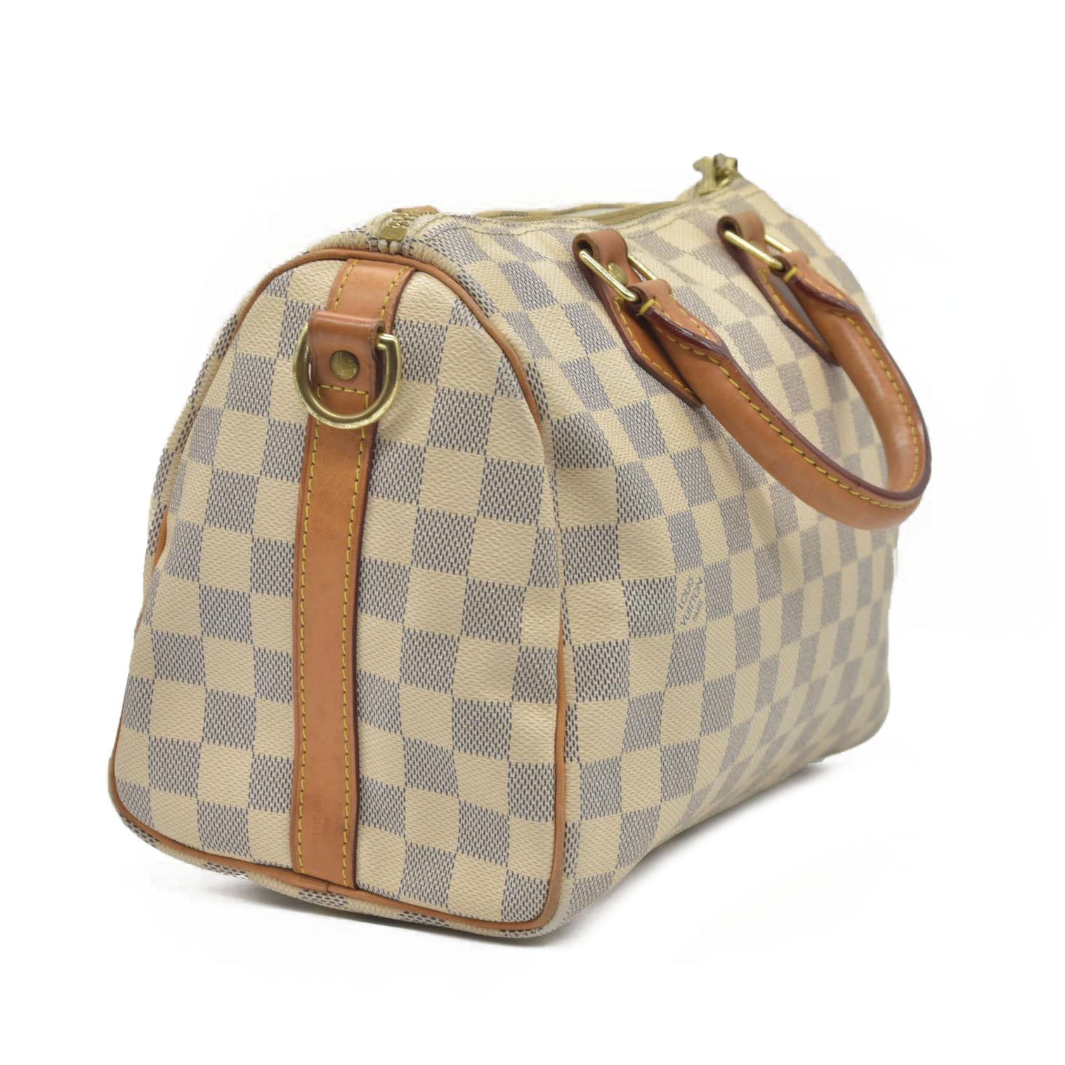 $1940 Louis Vuitton Damier Azur Speedy Bandouliere 25 DU4163