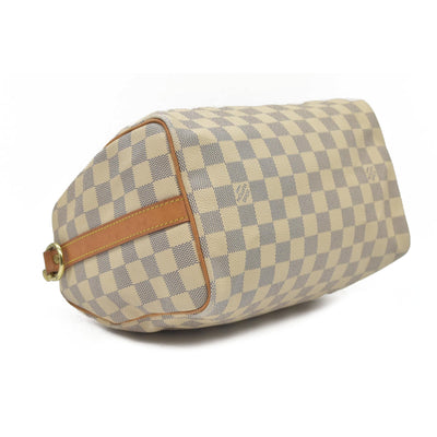 $1940 Louis Vuitton Damier Azur Speedy Bandouliere 25 DU4163