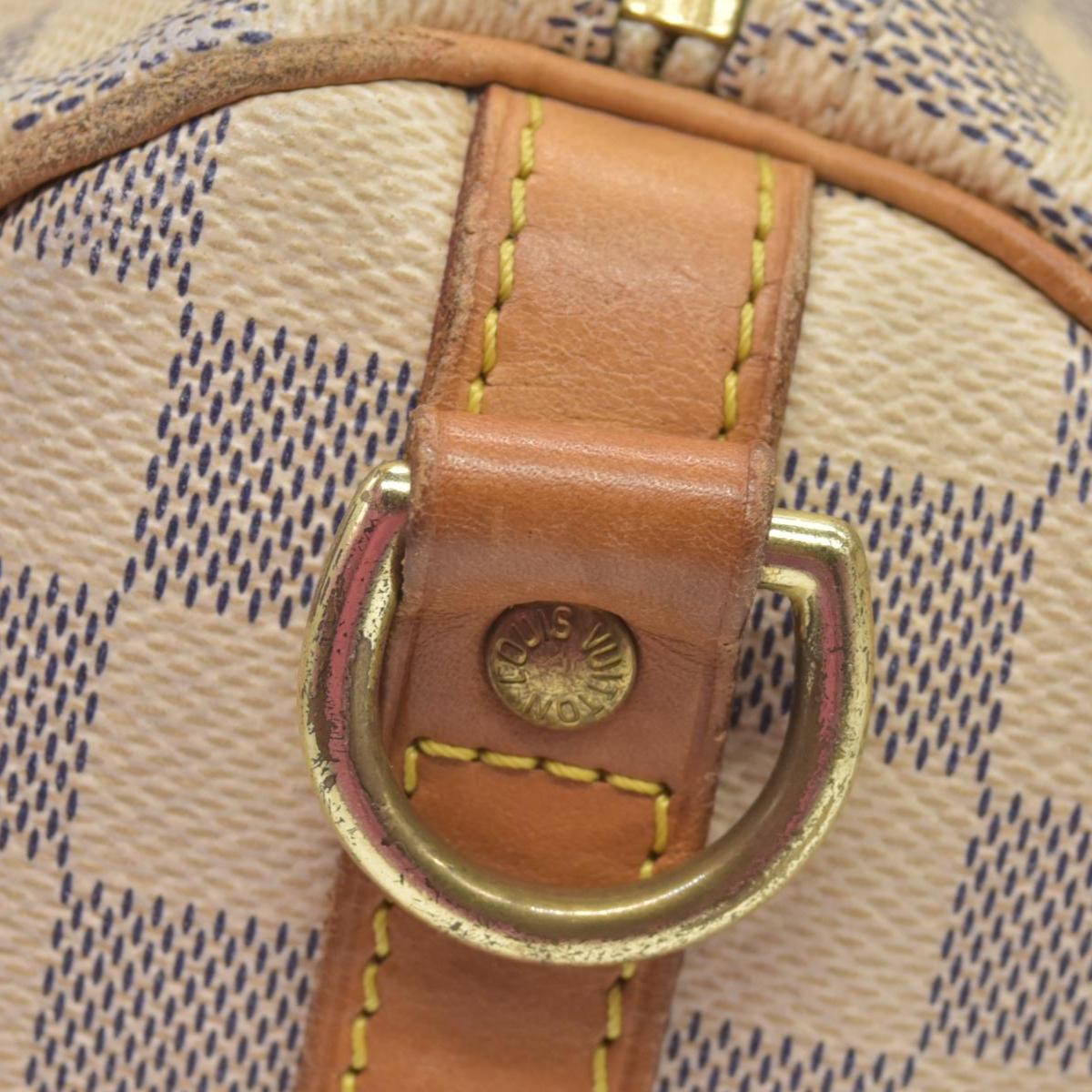 $1940 Louis Vuitton Damier Azur Speedy Bandouliere 25 DU4163