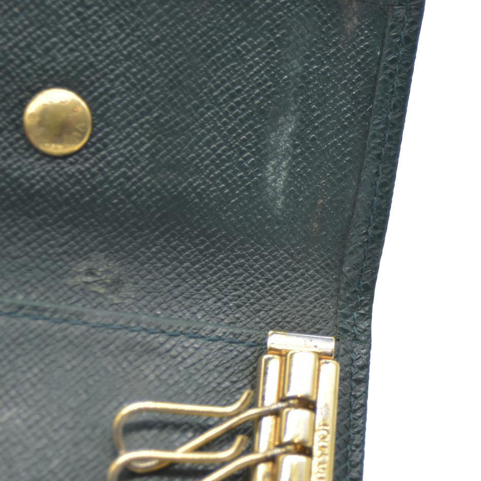 Louis Vuitton Taiga Leather Multicles 4 Ring Key Case Epicea MI5948