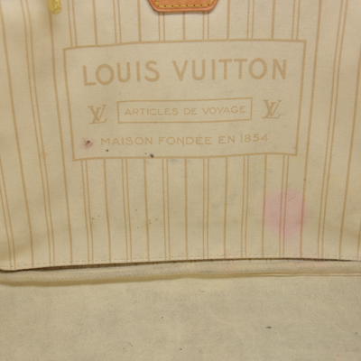 $2240 Louis Vuitton Damier Azur Neverfull MM RFID