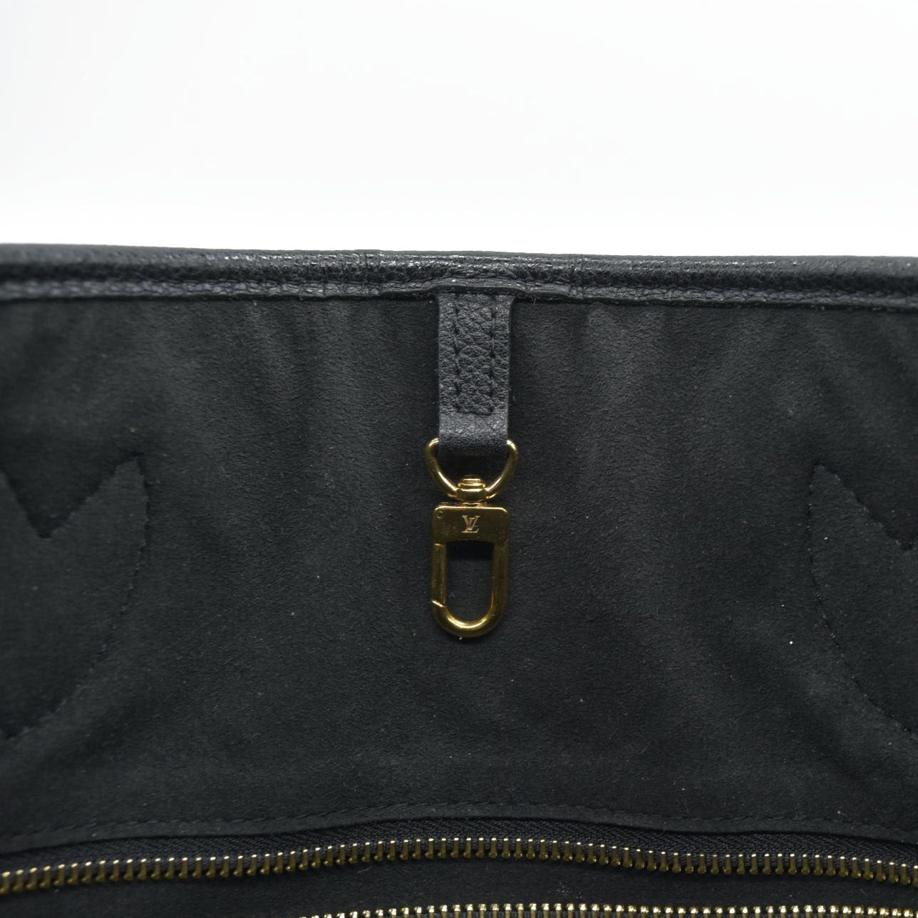 $3050 Louis Vuitton Neverfull NM Tote Bicolor Monogram Empreinte Giant MM