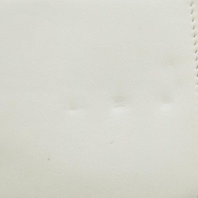 $3425 Chanel Caviar Quilted Boy Wallet On Chain WOC White