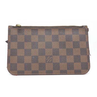 $2100 Louis Vuitton Damier Ebene Neverfull PM Pochette