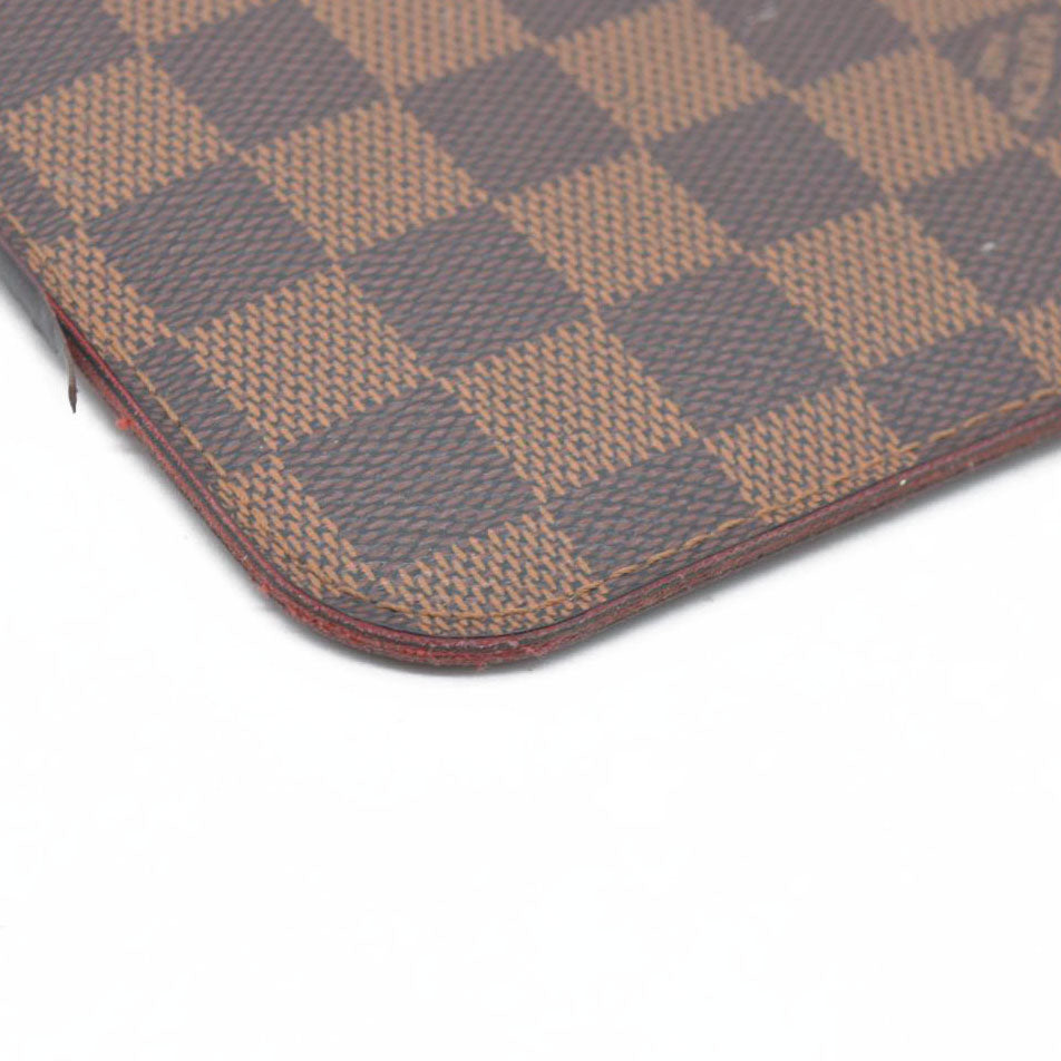 $2100 Louis Vuitton Damier Ebene Neverfull PM Pochette