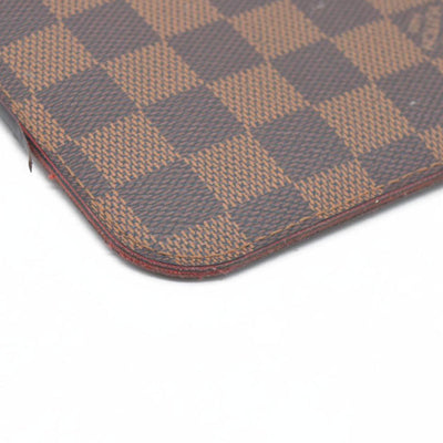 $2100 Louis Vuitton Damier Ebene Neverfull PM Pochette