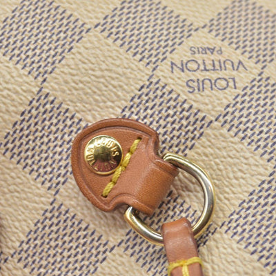 $2170 Louis Vuitton Damier Azur Neo Neverfull MM Rose Ballerine RFID