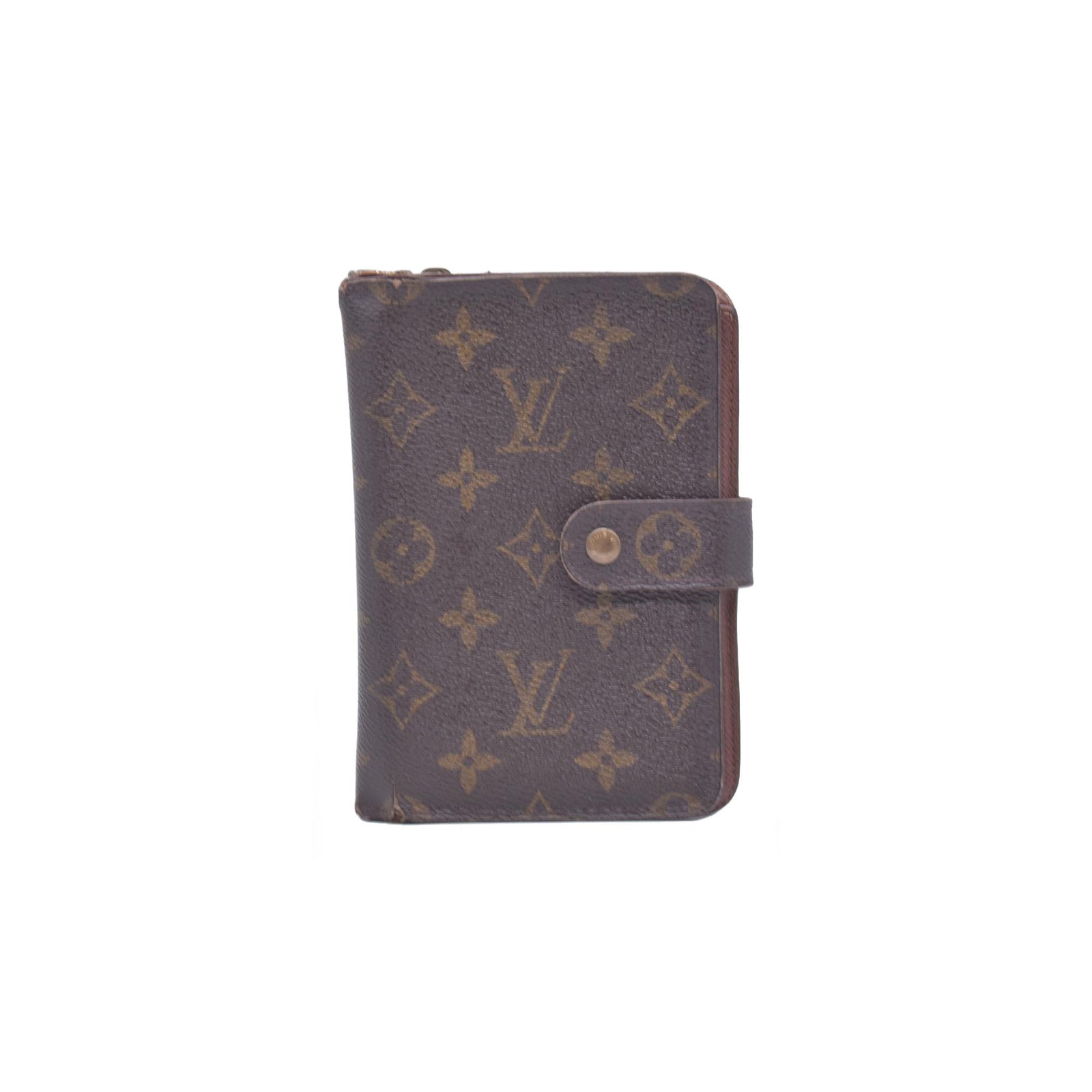 $750 1999 Louis Vuitton Porte Papier Monogram Wallet SP0999 CONSIGNMENT 10021038