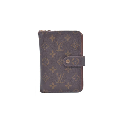 $750 1999 Louis Vuitton Porte Papier Monogram Wallet SP0999 CONSIGNMENT 10021038