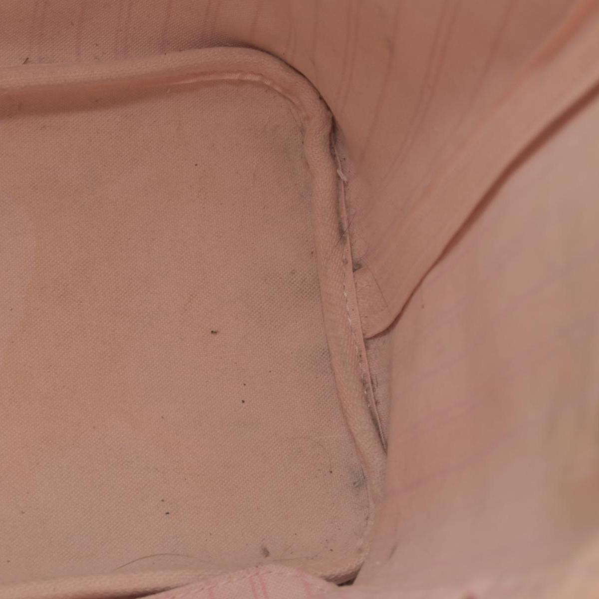 $2170 Louis Vuitton Damier Azur Neo Neverfull MM Rose Ballerine RFID