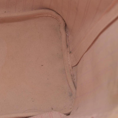 $2170 Louis Vuitton Damier Azur Neo Neverfull MM Rose Ballerine RFID