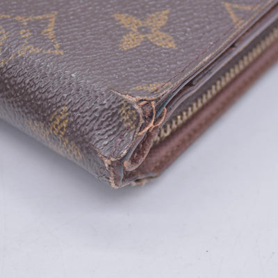$750 1999 Louis Vuitton Porte Papier Monogram Wallet SP0999 CONSIGNMENT 10021038