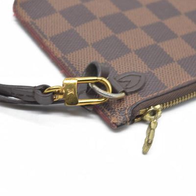 $2100 Louis Vuitton Damier Ebene Neverfull PM Pochette
