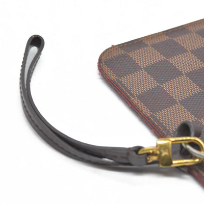 $2100 Louis Vuitton Damier Ebene Neverfull PM Pochette