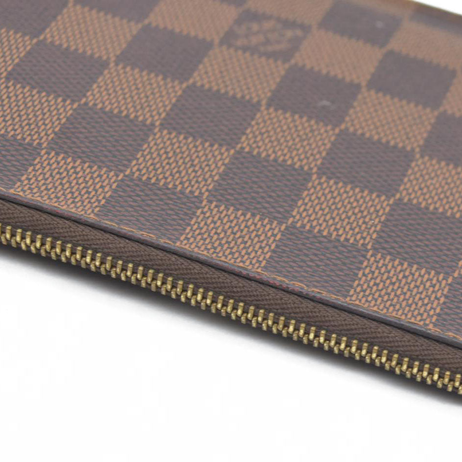 $2100 Louis Vuitton Damier Ebene Neverfull PM Pochette