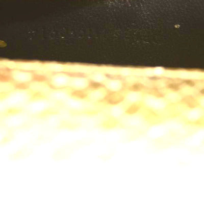 Used Saint Laurent Metallic Python Embossed Medium Classic Monogram Kate Tassel Satchel Gold