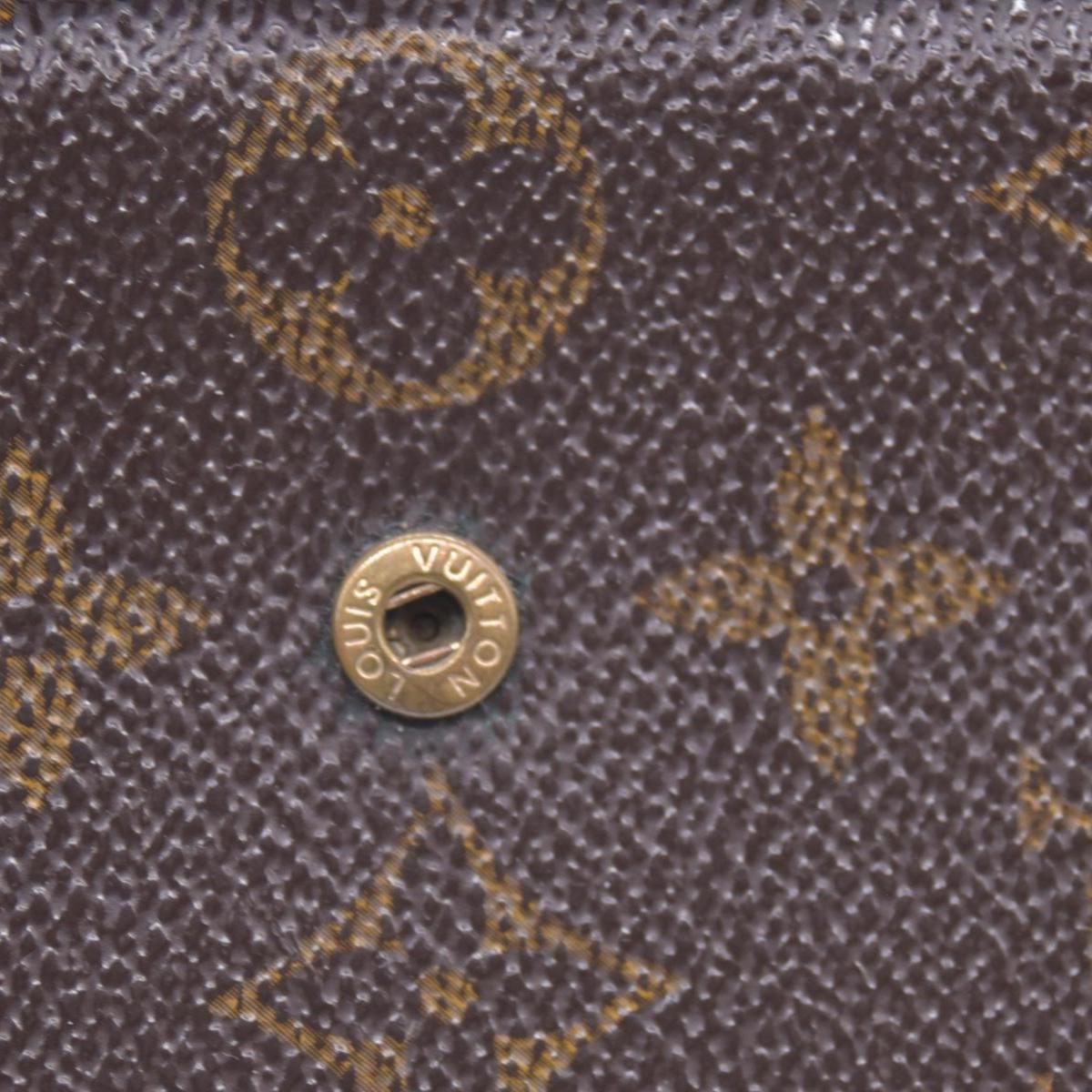 $750 1999 Louis Vuitton Porte Papier Monogram Wallet SP0999 CONSIGNMENT 10021038