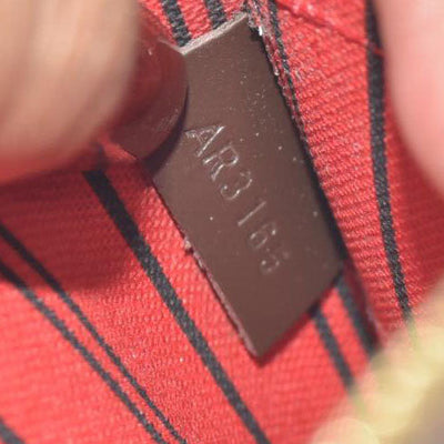 $2100 Louis Vuitton Damier Ebene Neverfull PM Pochette