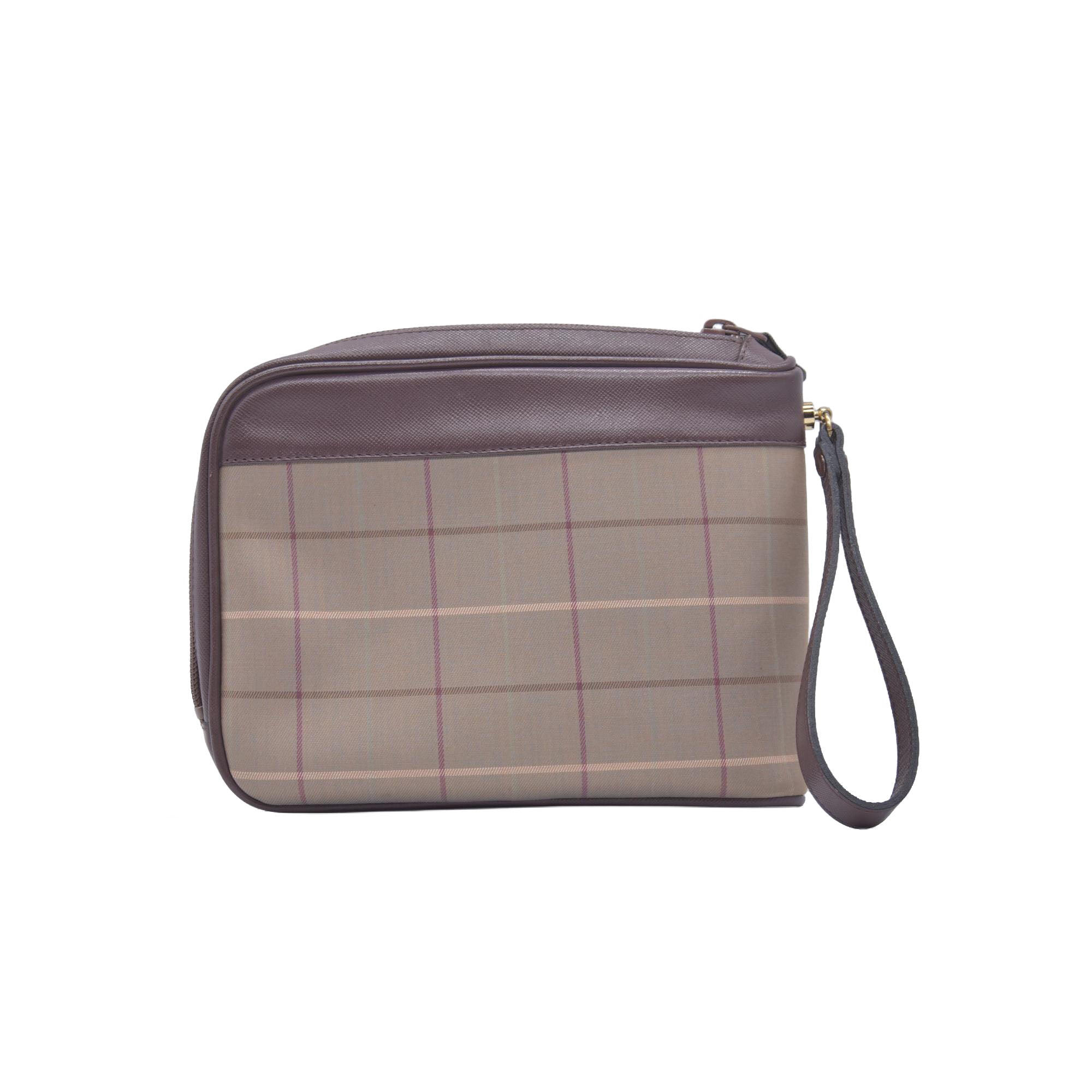 Burberry Canvas Clutch CONSIGNMENT 10021044
