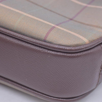 Burberry Canvas Clutch CONSIGNMENT 10021044