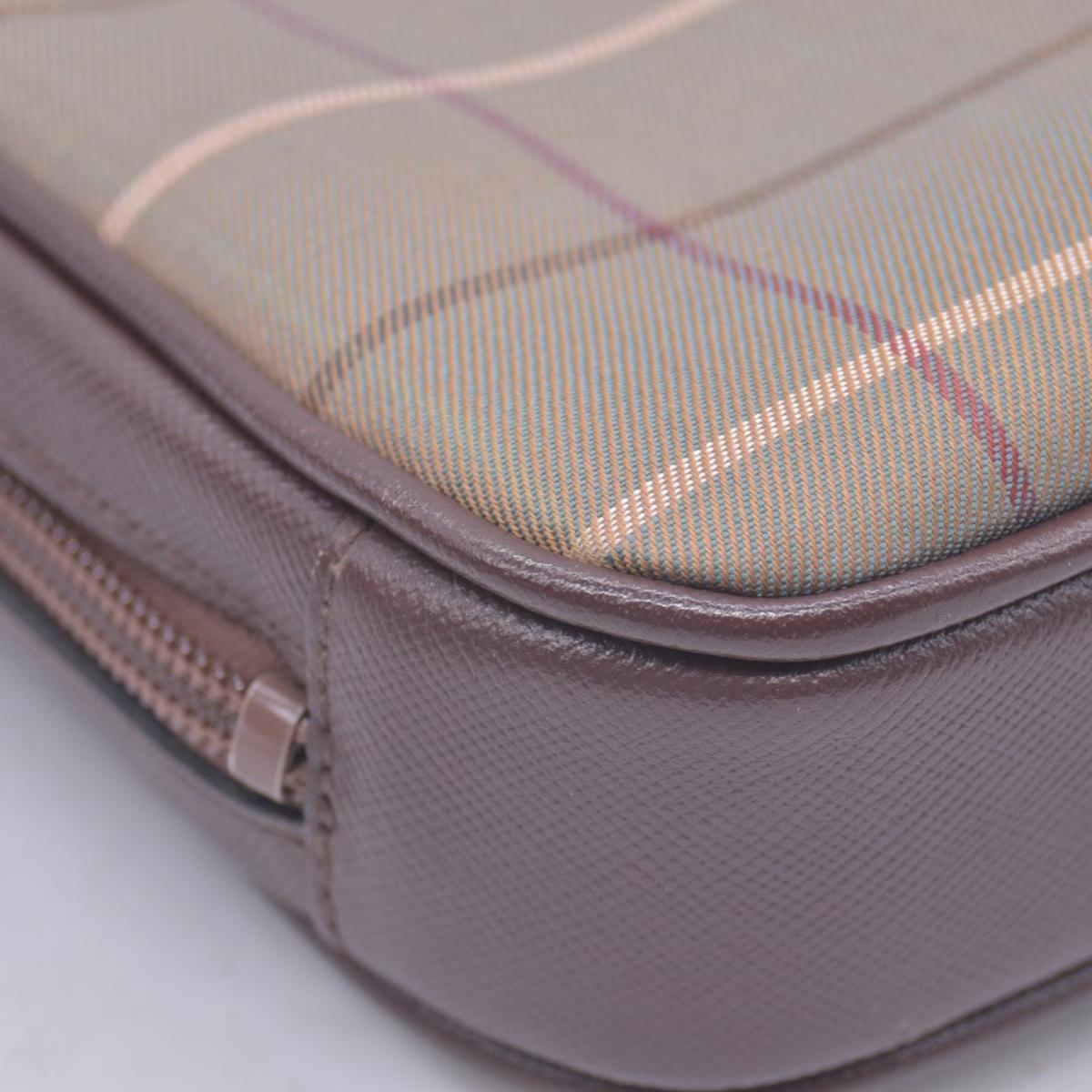 Burberry Canvas Clutch CONSIGNMENT 10021044