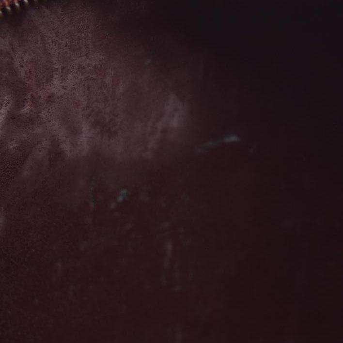 AUCTION CARTIER Must Line Clutch Bag Leather Bordeaux