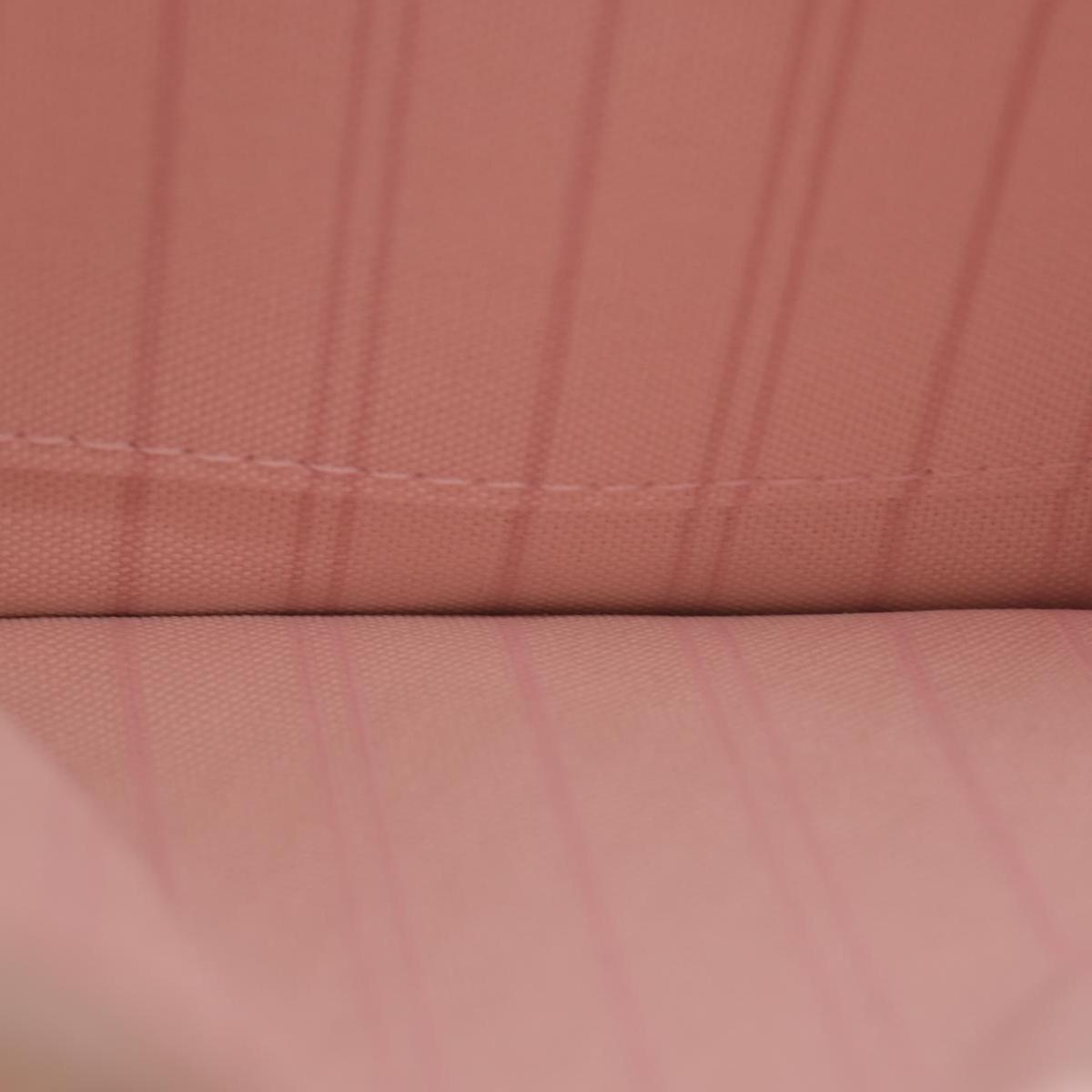 $600 Louis Vuitton Damier Azur Neverfull MM GM Pochette Rose Ballerine RFID