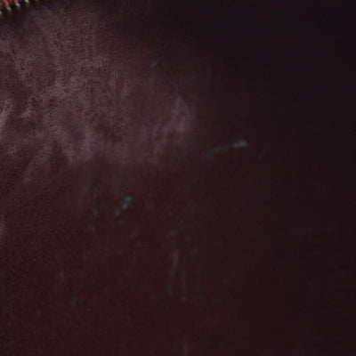 AUCTION CARTIER Must Line Clutch Bag Leather Bordeaux