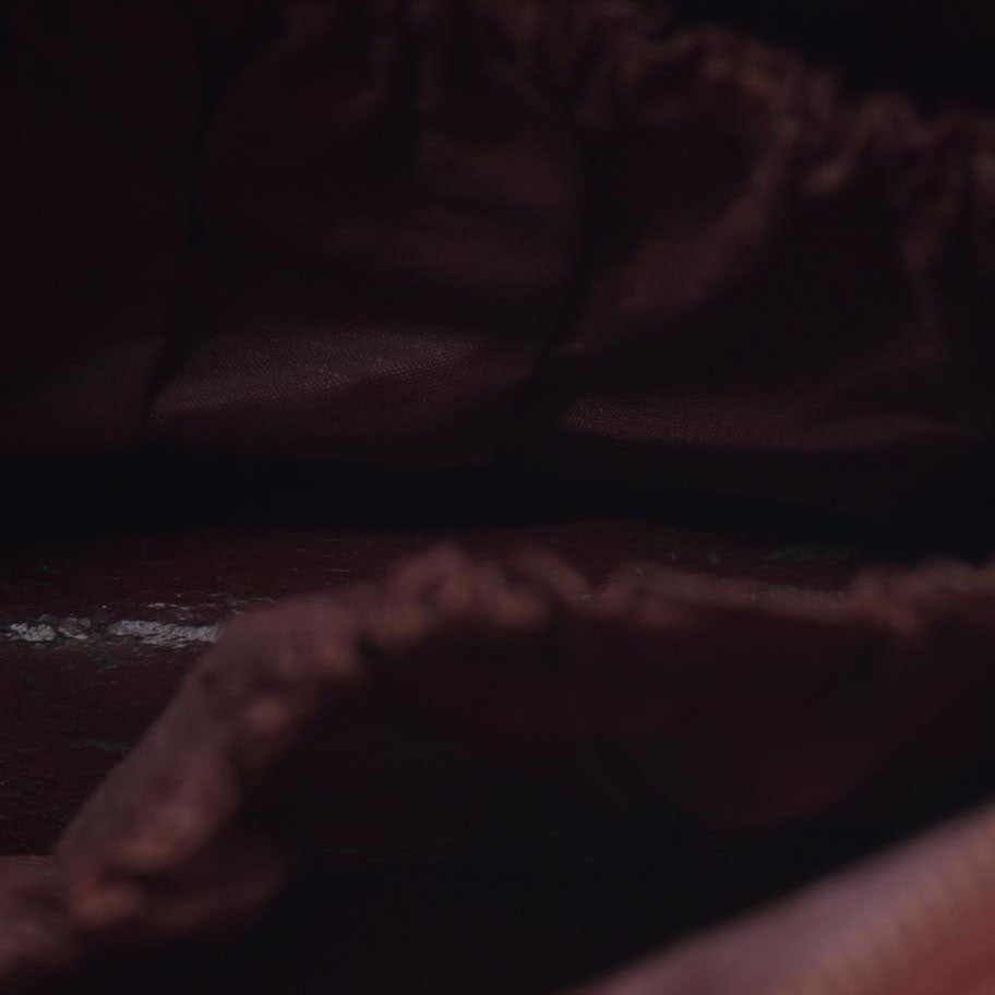 AUCTION CARTIER Must Line Clutch Bag Leather Bordeaux