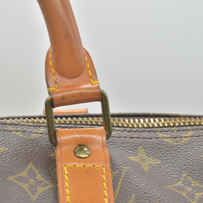 $2170 1989 Louis Vuitton Monogram Duffle Boston Bag Keepall 55 FC892