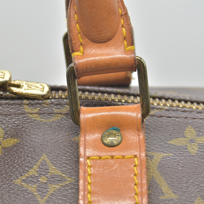 $2170 1989 Louis Vuitton Monogram Duffle Boston Bag Keepall 55 FC892