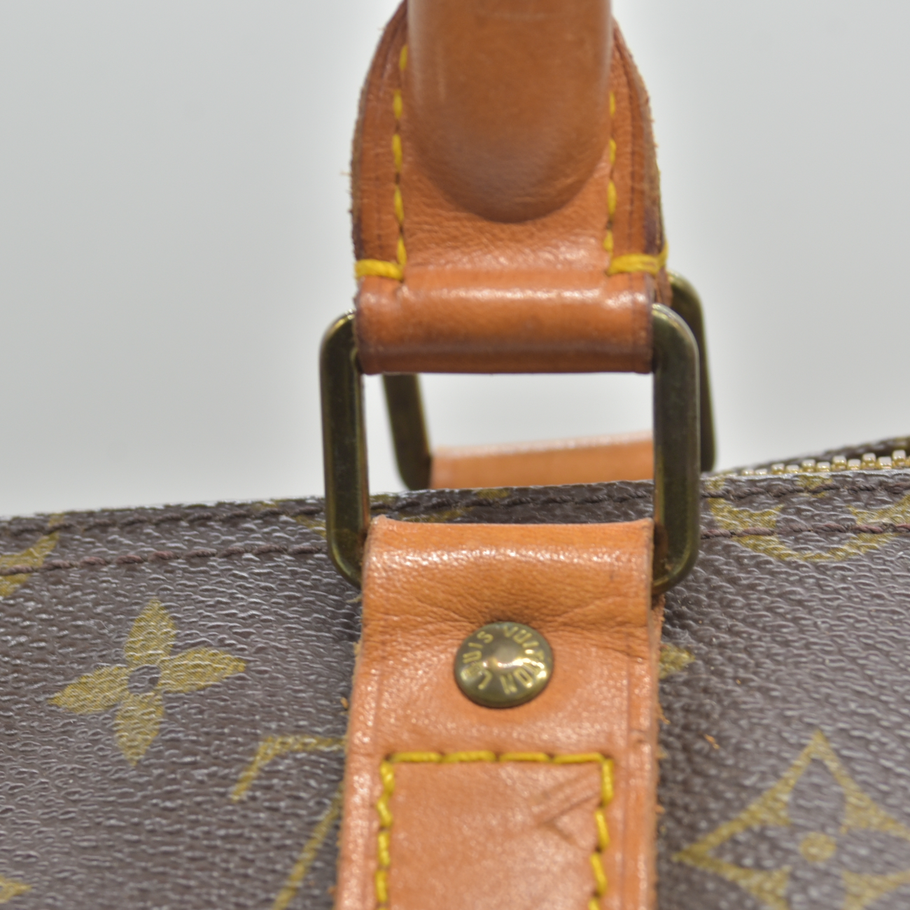 $2170 1989 Louis Vuitton Monogram Duffle Boston Bag Keepall 55 FC892