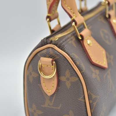$1960 Louis Vuitton Monogram Nano Speedy Bandouliere 2022 TY0222