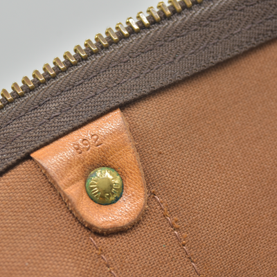 $2170 1989 Louis Vuitton Monogram Duffle Boston Bag Keepall 55 FC892