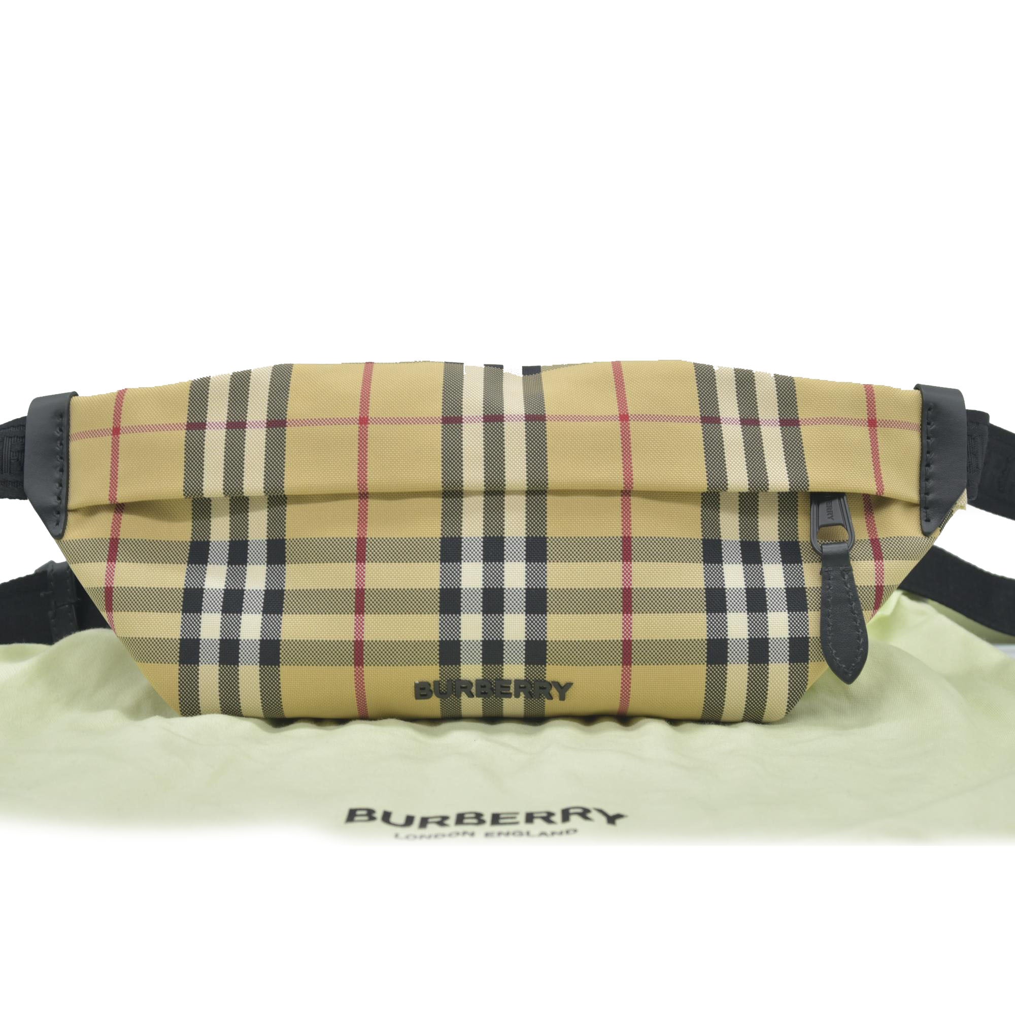 $910 Burberry Beige Stevie Belt Bag CONSIGNMENT