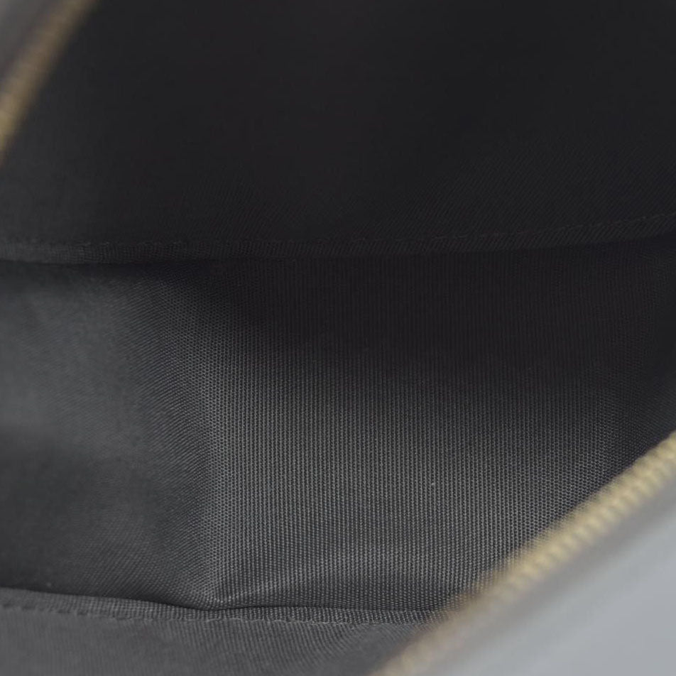 Chanel  Lambskin Quilted Chanel 19 Round Clutch With Chain Grey