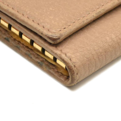 GUCCI GG Marmont Leather 6 Rings Key Case Beige