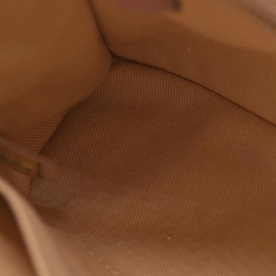 $7300 Chanel  Calfskin Chevron Quilted Medium Coco Handle Flap Beige