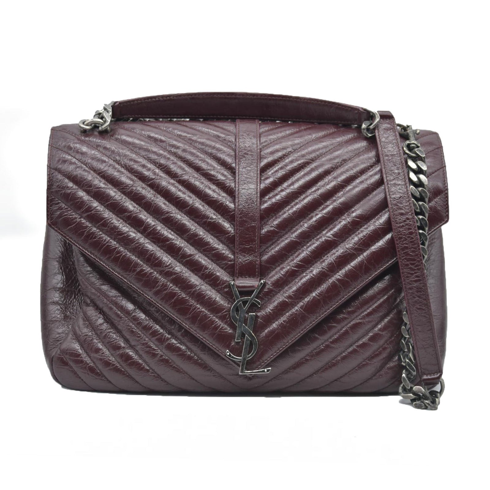 $3200 Saint Laurent Leather College Large