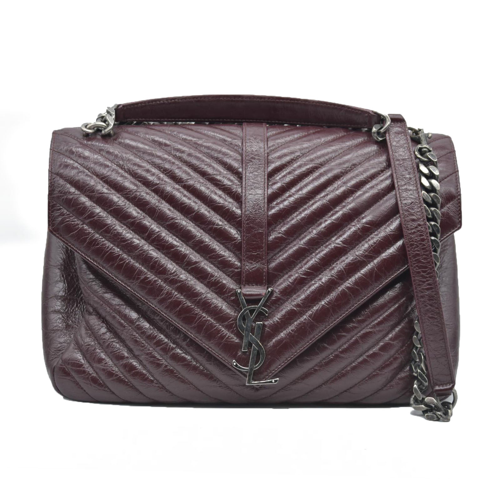 $3200 Saint Laurent Leather College Large