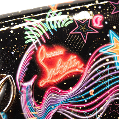 Christian Louboutin Cabata Starlight Patent Leather Clutch Crossbody Chain