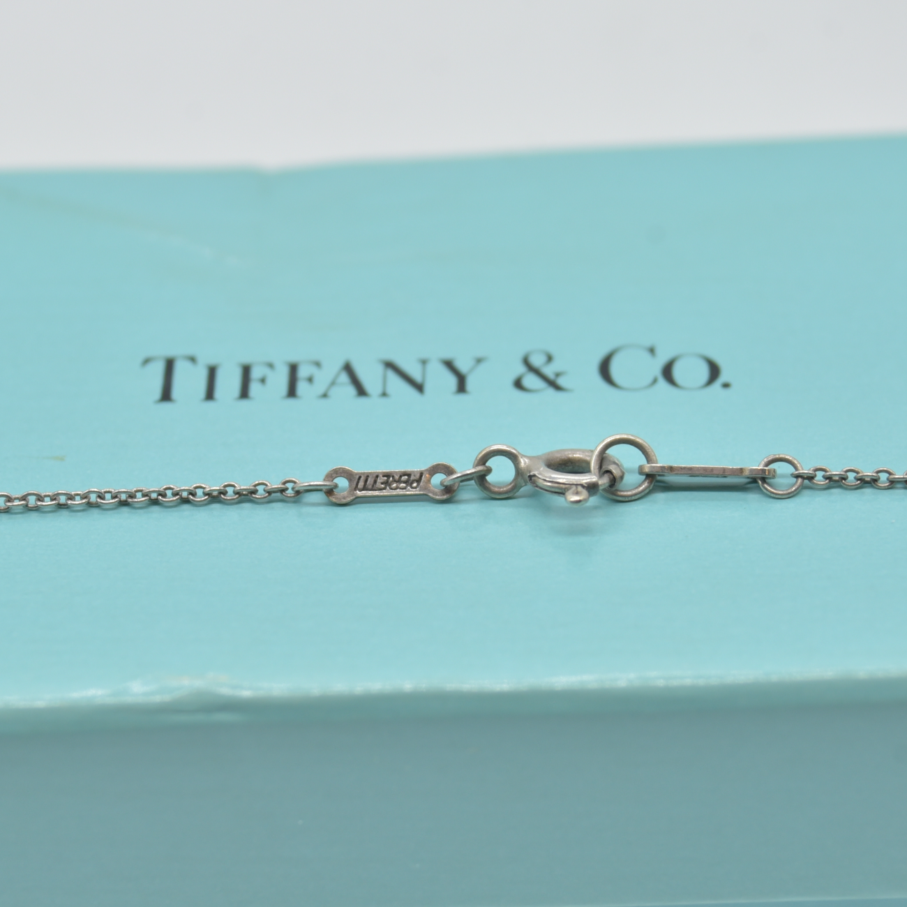 $360 Tiffany & Co. Elsa Peretti 11 mm Open Heart Pendant Sterling Silver
